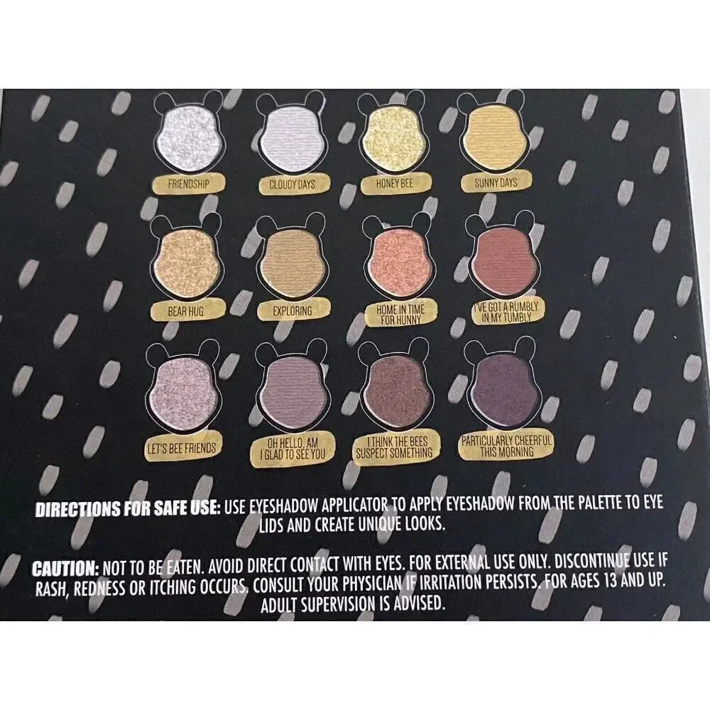 Taste Beauty Winnie The Pooh HUNNY Eyeshadow Palette 12 Colors Shimmer Matte NEW